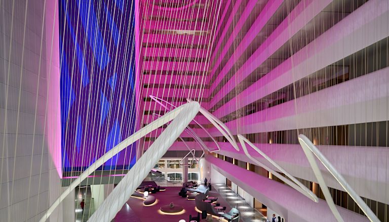 Conrad New York Downtown lobby