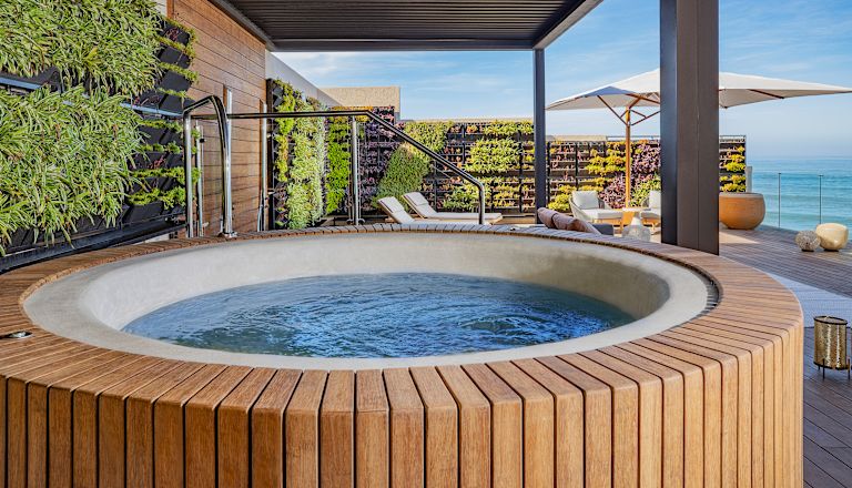 Jetted Tub i Royal-svitens terrass