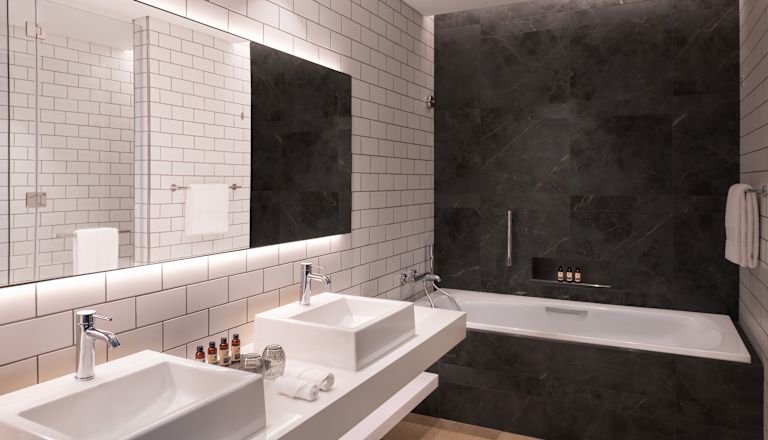 Badezimmer der Studio Suite