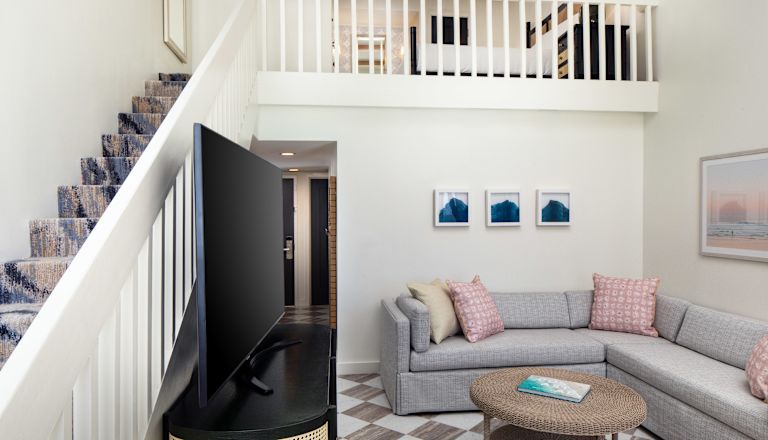 Ocean View Loft Lounge Area