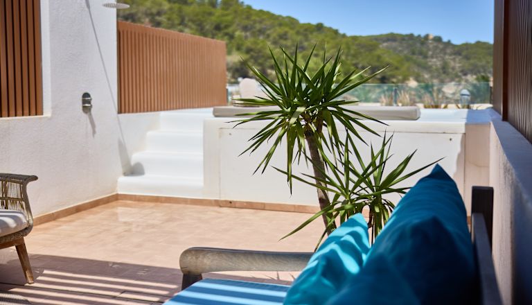 Piscina privada de la suite 