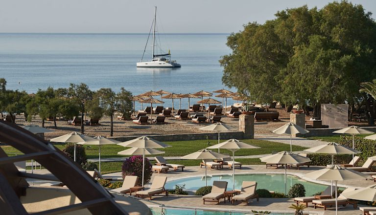 Outdoor Pool With View of Beach