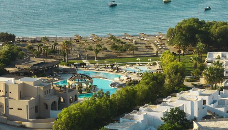View of Hotel Exterior With Beach