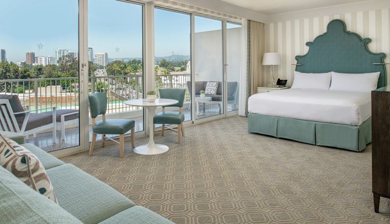 Suite con letto king size e terrazza