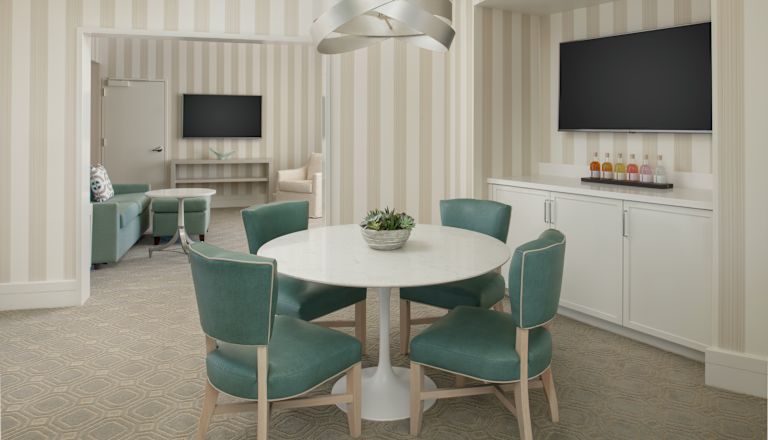 Suite - Zona pranzo e soggiorno