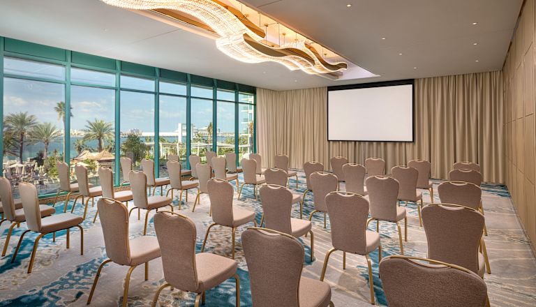 Almas Meeting Room Setup Theater Style