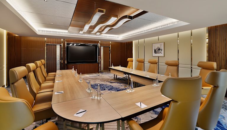 Meeting Room Setup U Style