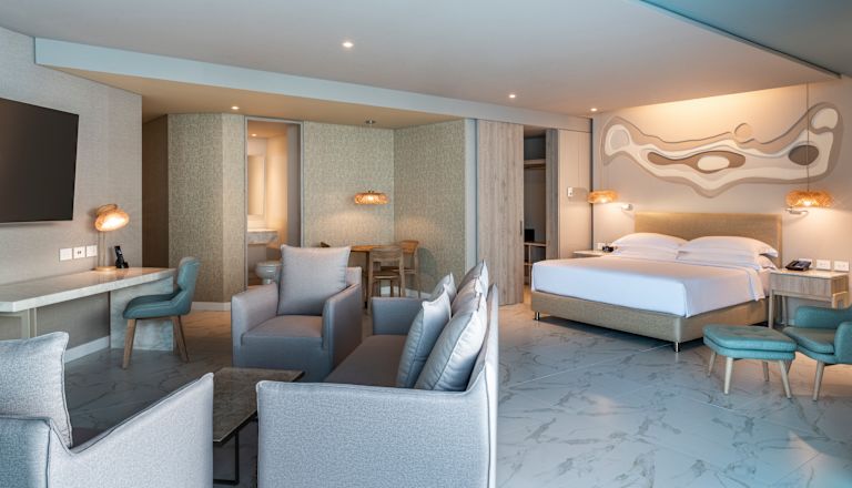 Suite de un dormitorio con cama King