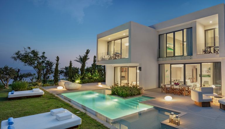 Egeïsche suite met privézwembad