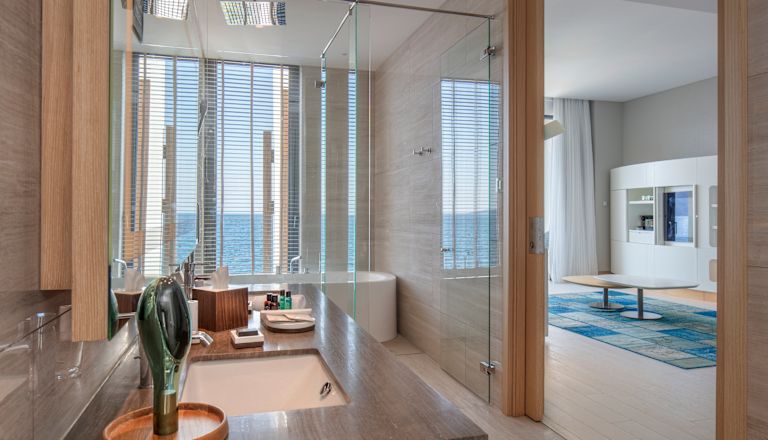 Badkamer in King Junior Suite