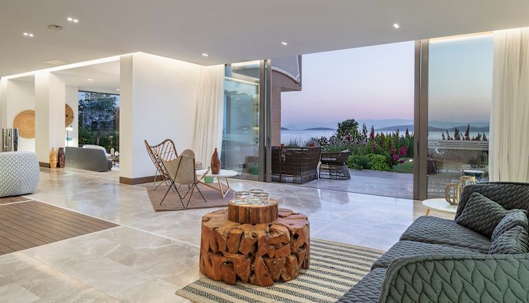 Lounge in villa