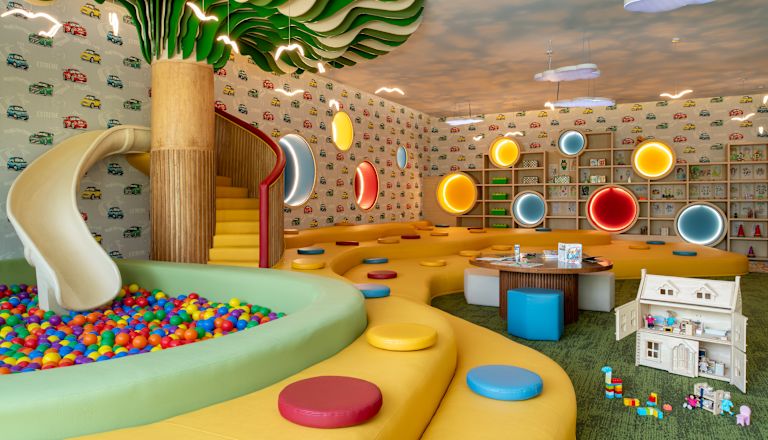 Area fitness e intrattenimento per bambini