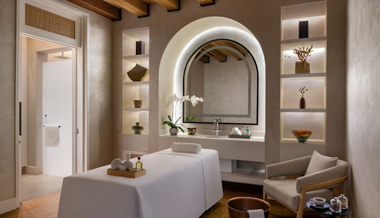 Sala trattamenti della spa