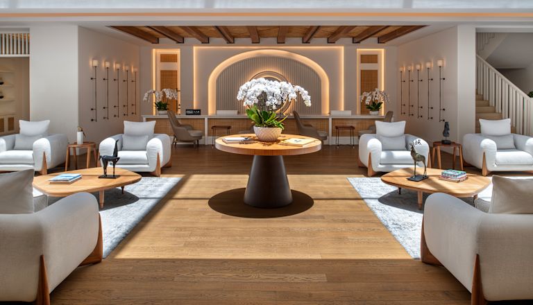 Comodo salotto nella lobby
