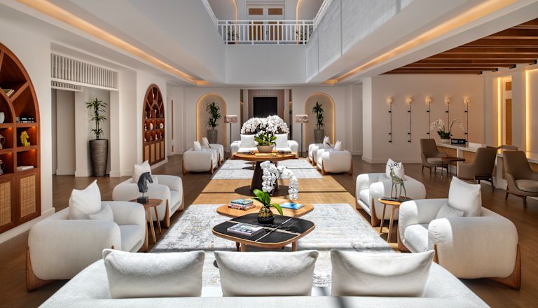 Comodo salotto nella lobby