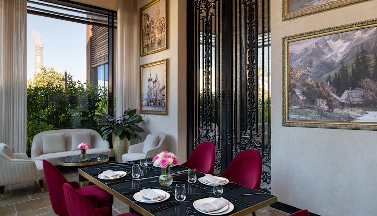 Sala privata del ristorante Yasmeen
