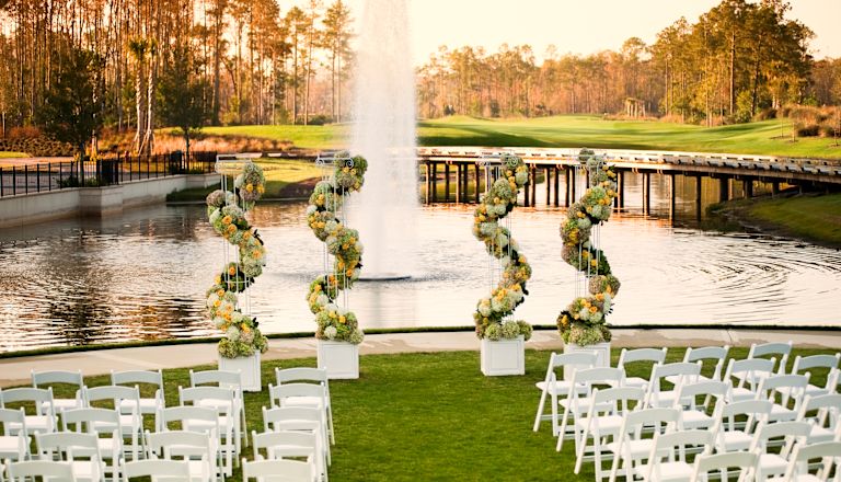 Montaje para bodas en la isla