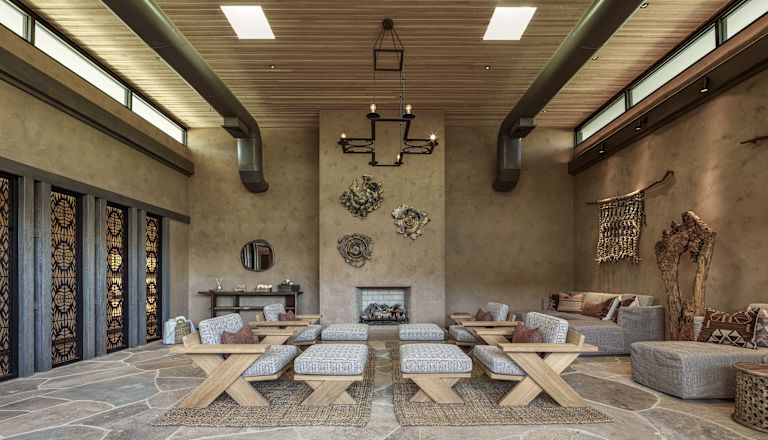 Spa oturma alanı