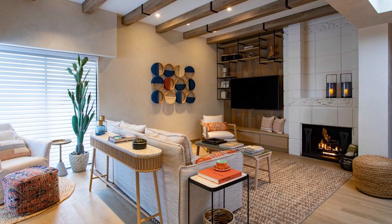 Lounge Alanı ve Şömine