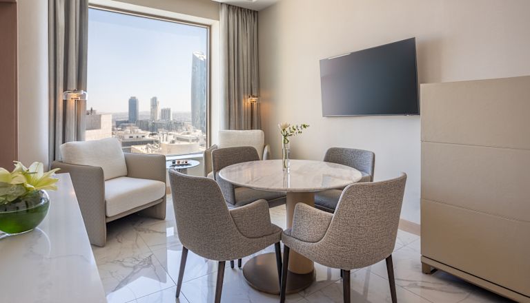 King Club Signia Panoramic Suite Lounge Area