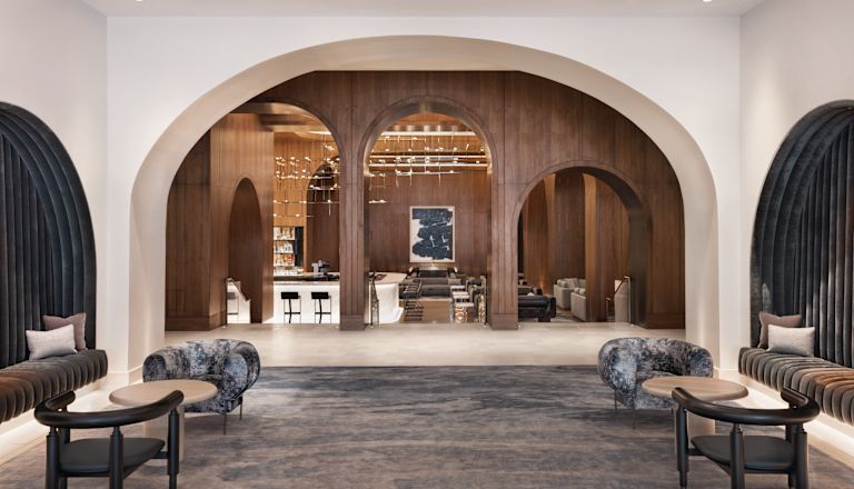 zonă lounge în hol