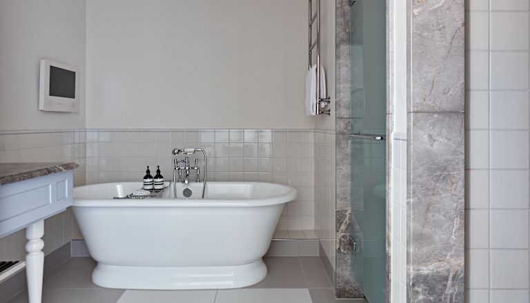 Suite, bagno, vasca da bagno