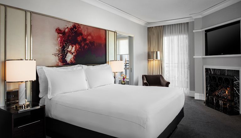 Quarto Terrace King com lareira