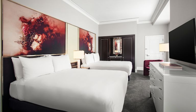 Quarto Deluxe com duas camas queen-size