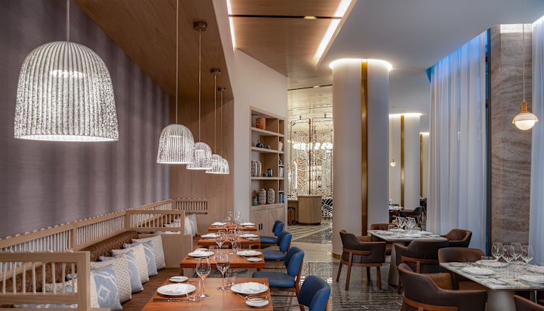 restaurant dining area