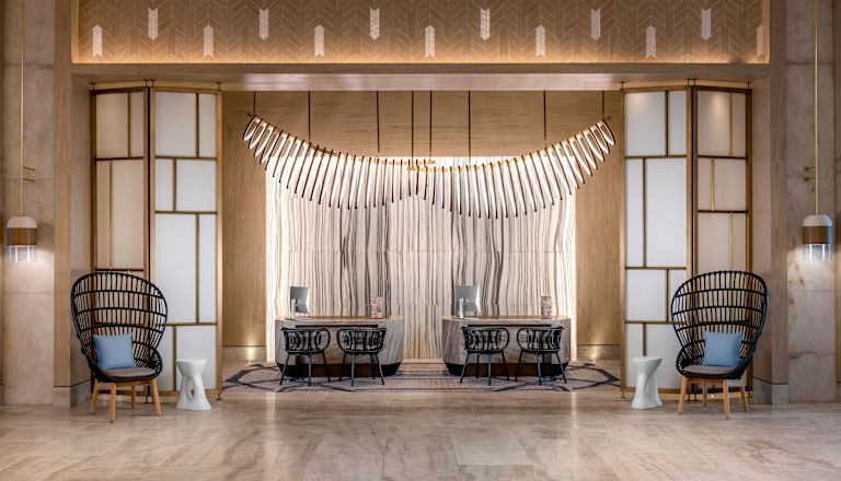 Reception Desk Area