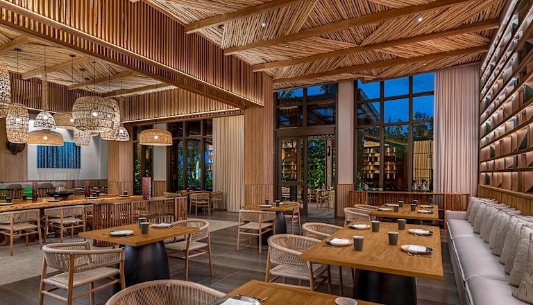 restaurant seating area