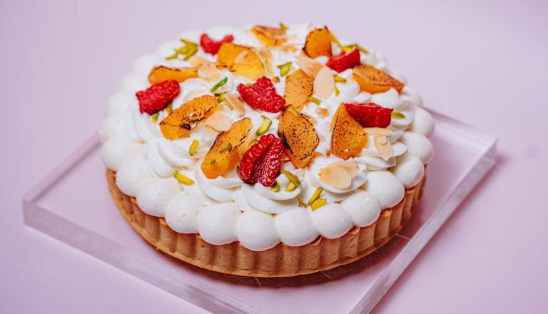 Bánh Melba đào tại Ledoux