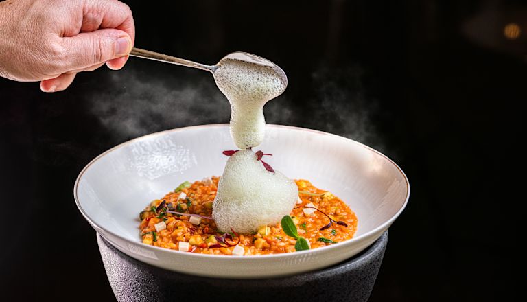Risotto trên Plat tại Chợ Tribeca