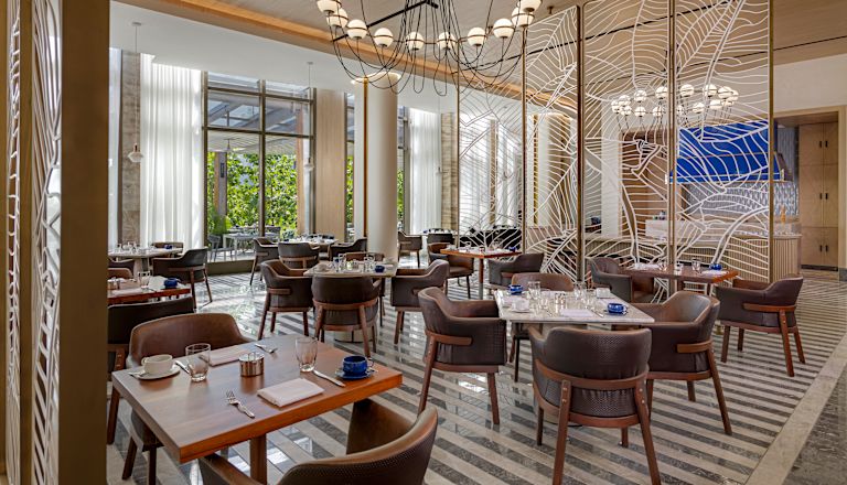 restaurant seating area