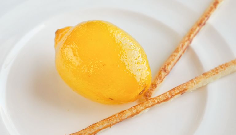 Restaurante Bull & Bear, postre de limón