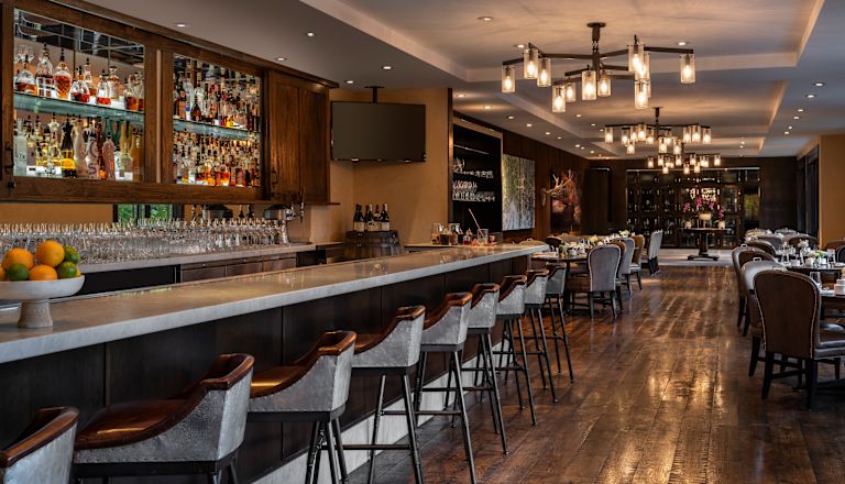 Large Bar Area at a Restaurant