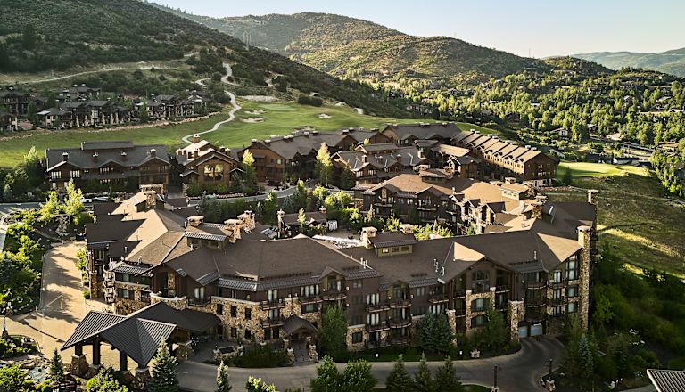 Aerial View of Waldorf Astoria Park City Hotel Exterior