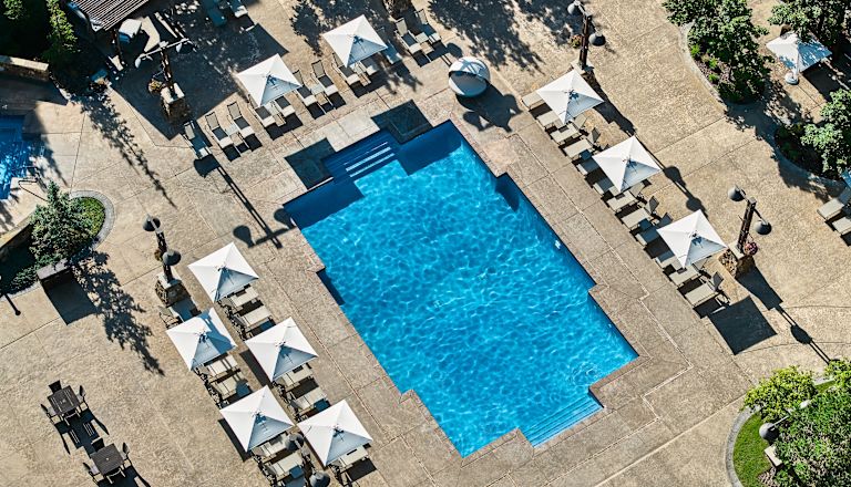 Outdoor Pool Area of Waldorf Astoria Park City Hotel