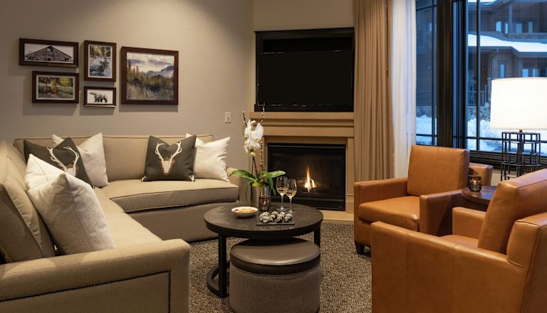 Lounge area with comfortable seating