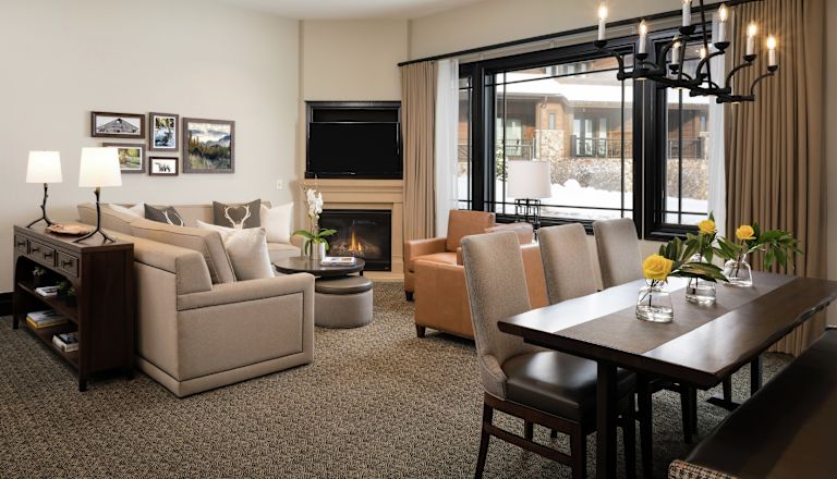 Lounge area with comfortable seating