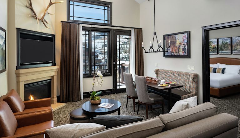 Lounge area with comfortable seating