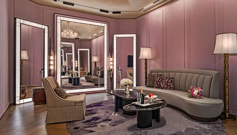 View of Bridal room Couch and Seats