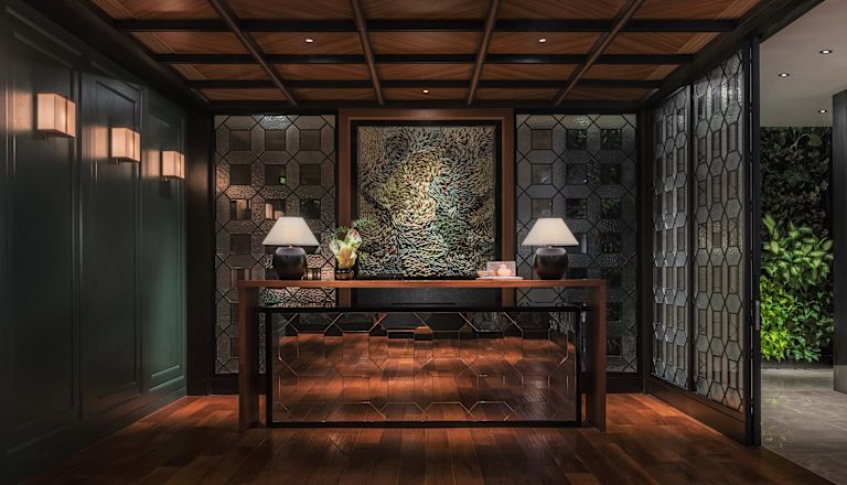 Entrance and Reception Desk at Spa