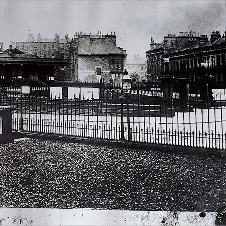 Shot of Caledonian railway exterior