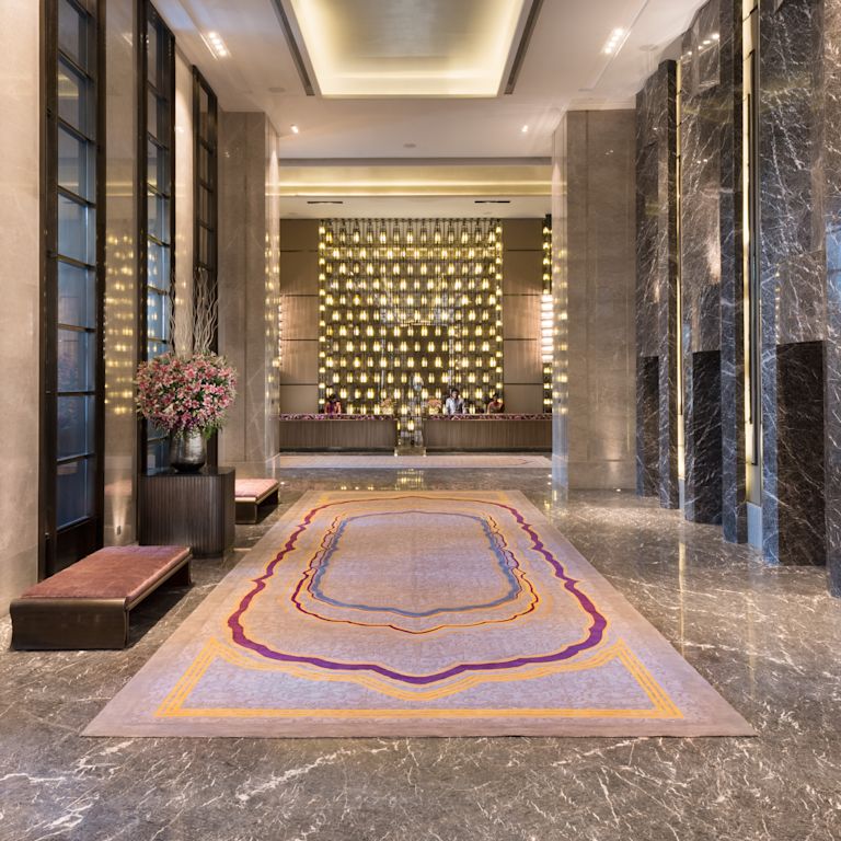 Lobby-Bereich des Hotels