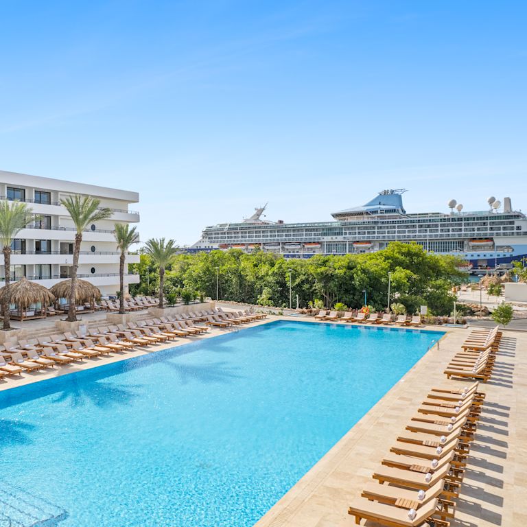 Hotel Exterior With Pool