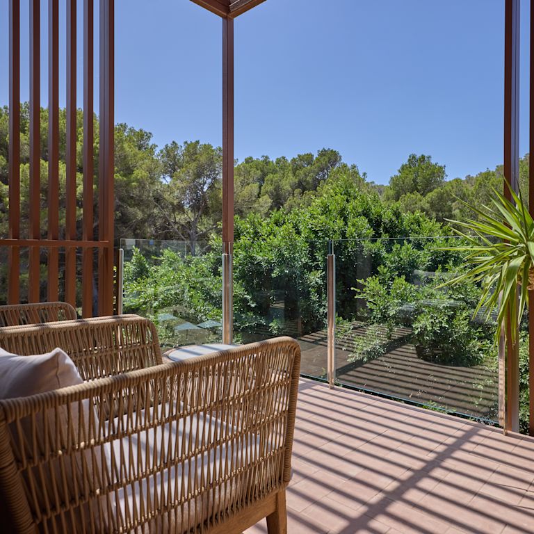 Terraza de la habitación