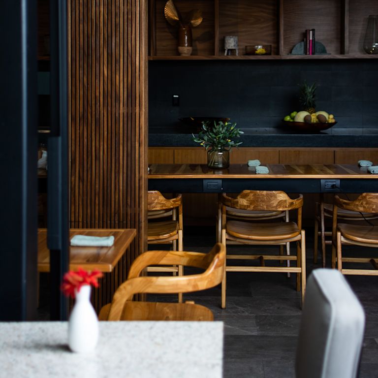 Zona pranzo di un ristorante