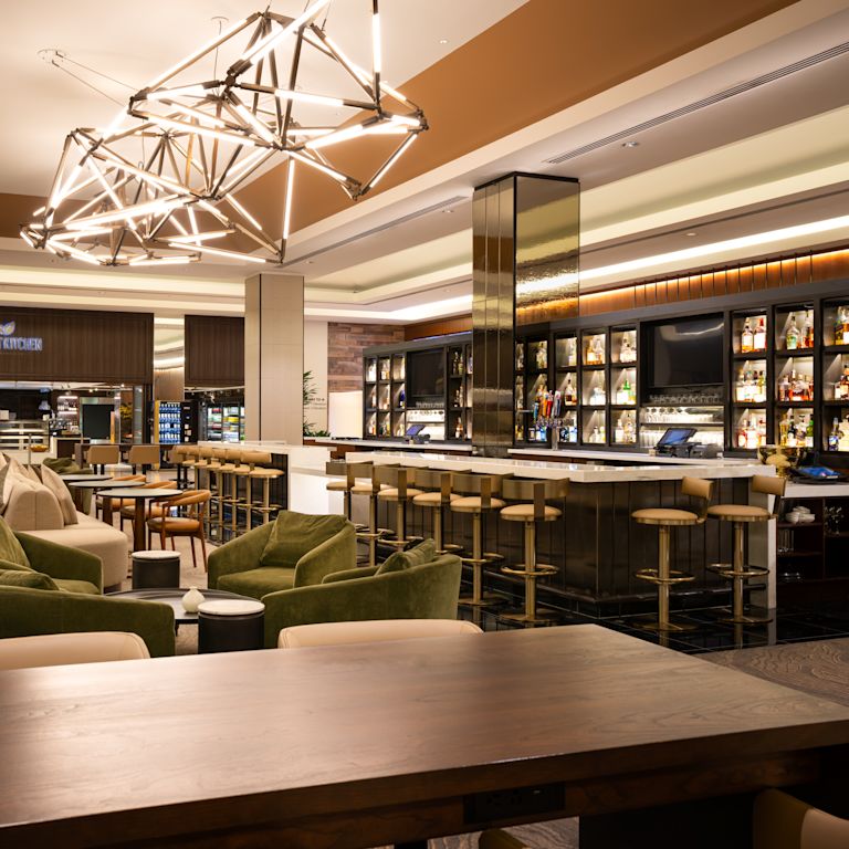 Bar and dining area