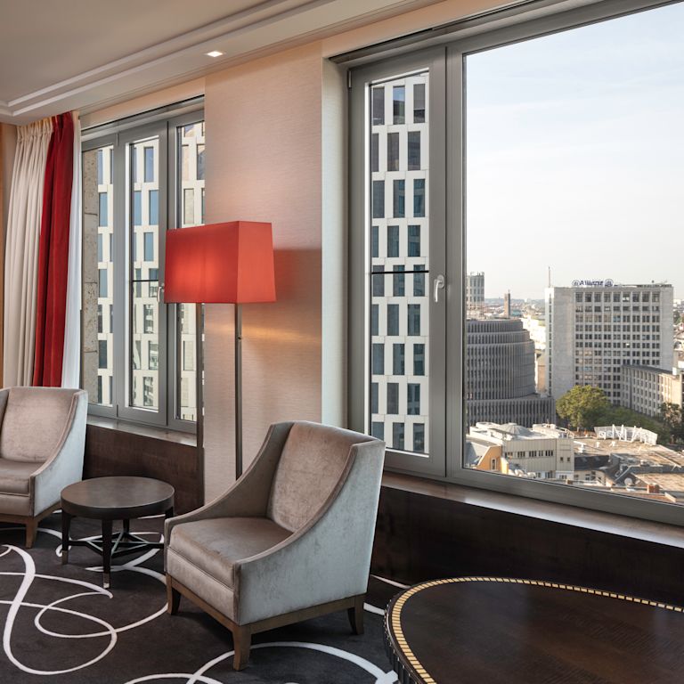 Suite area with comfortable seating